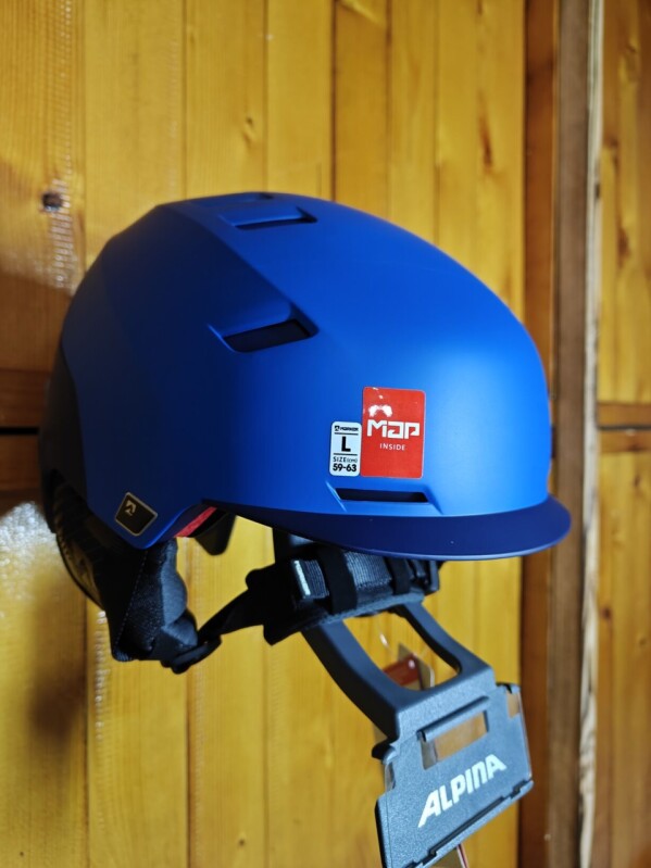 PRILBA MARKER PHOENIX MAP AQUA BLUE 59-63CM